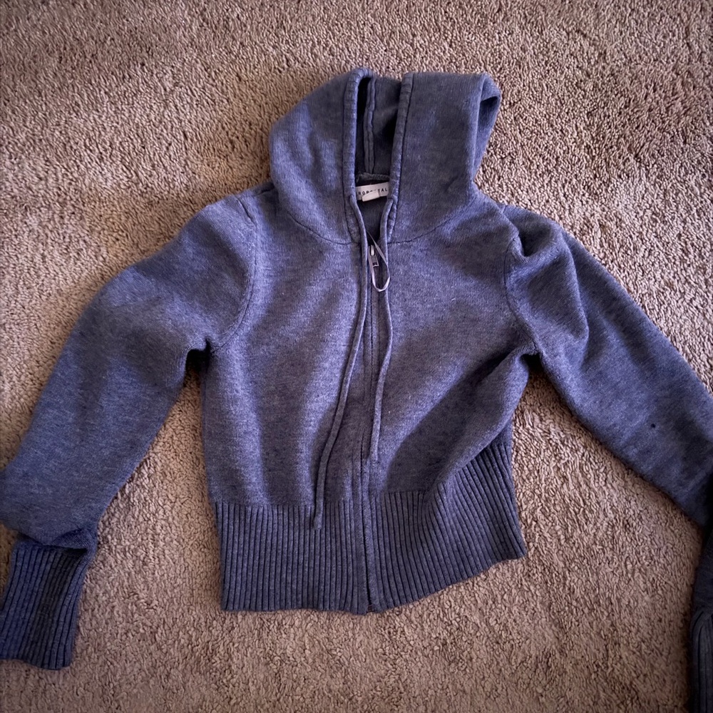 Aeropostale Heather Gray Women's Zip-Up Hoodie
